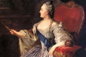 How many children did Catherine the Great have and details of her personal life?