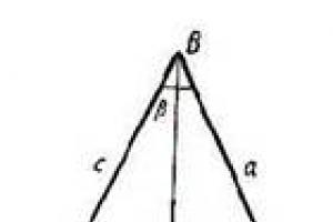 Pythagorean theorem: history of the issue, proof, examples of practical application Pythagorean theorem Pythagorean triangles